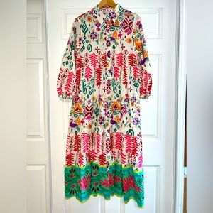 Brand new Zara midi shirt dress